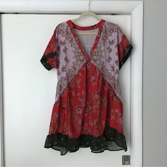 Argeousgor Women’s Bohemian Summer Mini Dress - Picture 8 of 9